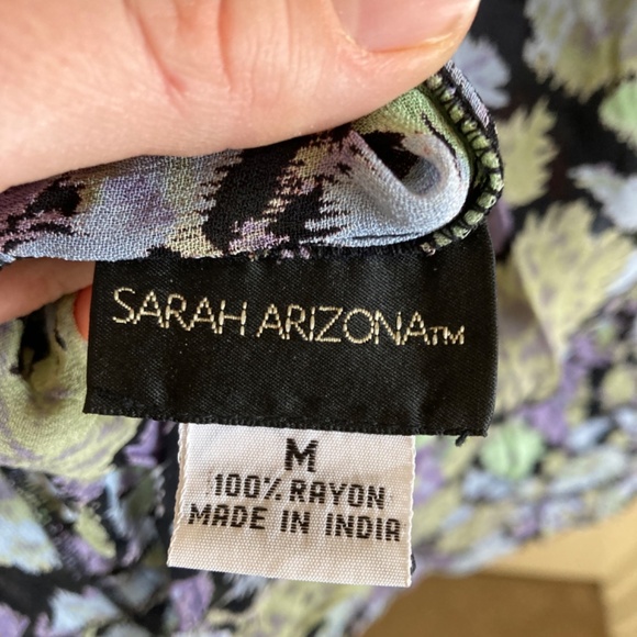 Sarah Arizona REVERSIBLE Floral Skirt Sz M - Picture 6 of 6
